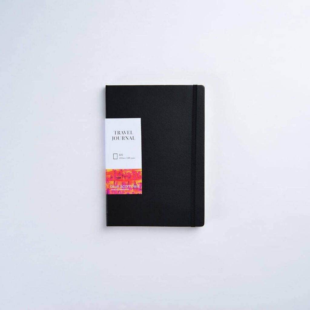 Blue Acorn Travel Journal Plain