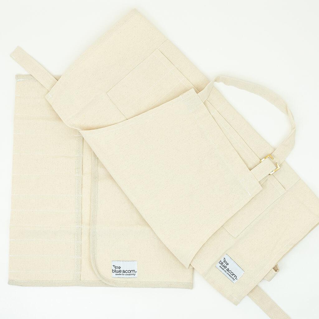 Blue Acorn Apron Set
