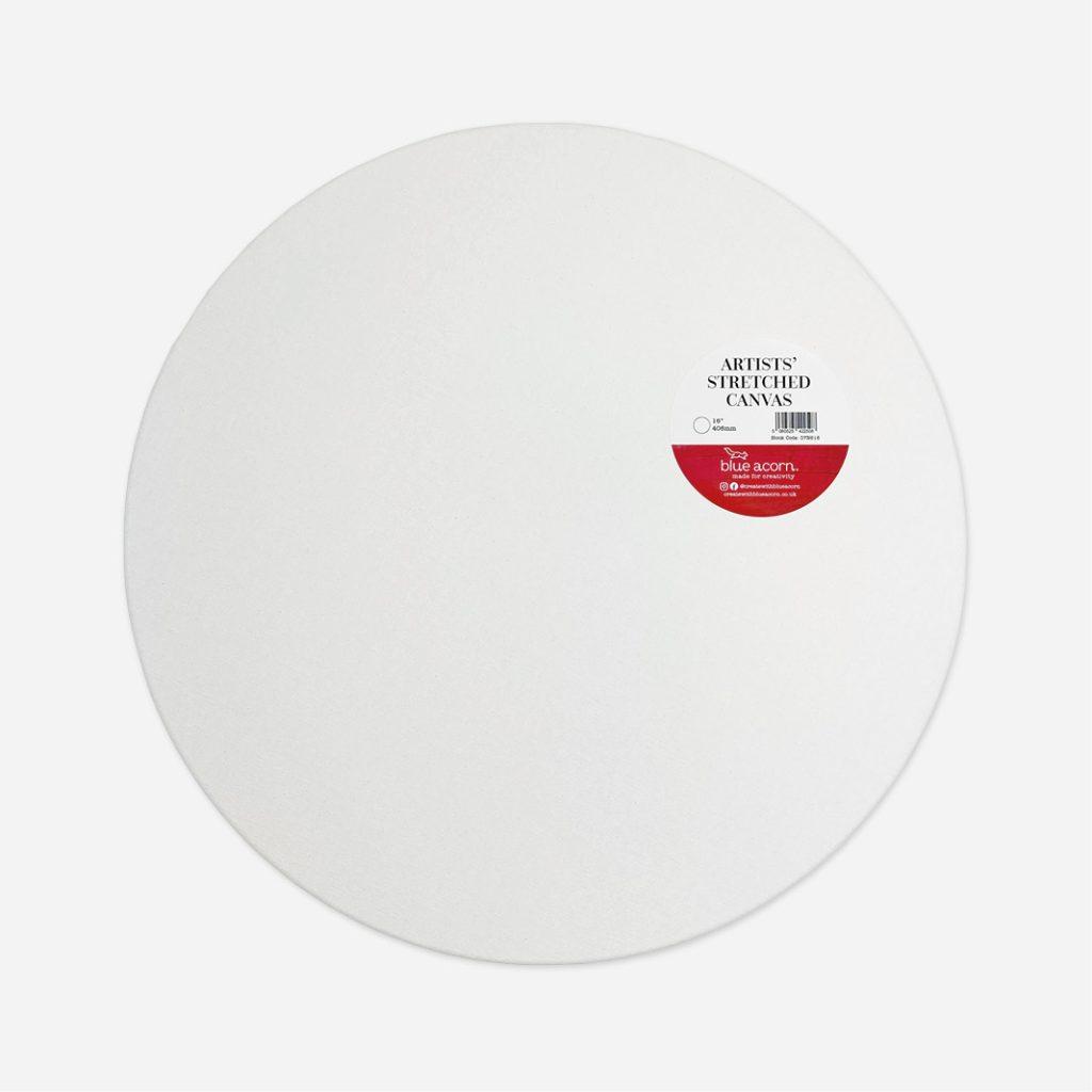 Circular Stretched Canvas 16″